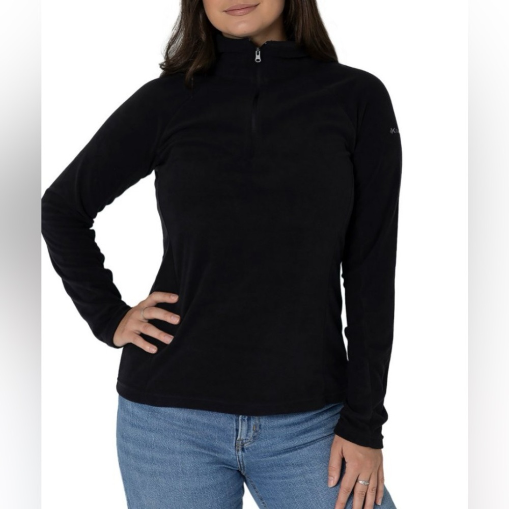 Columbia Women’s Light Weight Black Half Zip Up Jacket Size XL New With Tags
